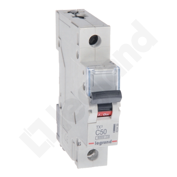 WYŁĄCZNIK NADPRĄDOWY C 50A 1 POLOWY CHARAKTERYSTYKA C S301 - 403439 - LEGRAND