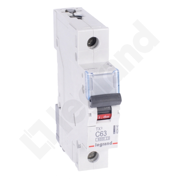 WYŁĄCZNIK NADPRĄDOWY C 63A 1 POLOWY CHARAKTERYSTYKA C S301 - 403440 - LEGRAND