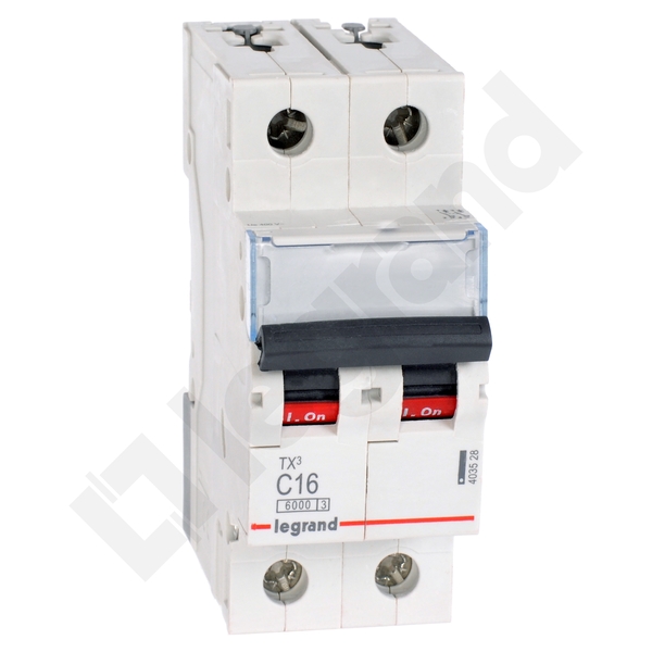 WYŁĄCZNIK NADPRĄDOWY C 16A 2 POLOWY CHARAKTERYSTYKA C S302 - 403528 - LEGRAND