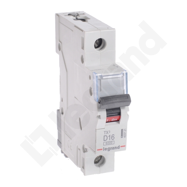 WYŁĄCZNIK NADPRĄDOWY D 16A 1 POLOWY CHARAKTERYSTYKA D S301 - 403721 - LEGRAND