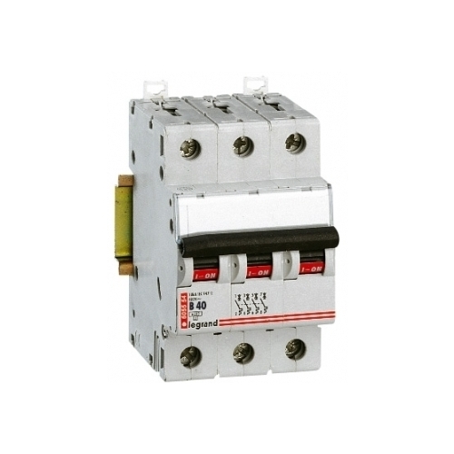 WYŁĄCZNIK NADPRĄDOWY D 63A 3 POLOWY CHARAKTERYSTYKA D S303 - 403761 - LEGRAND