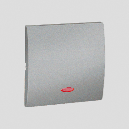 KLAWISZ DO ŁĄCZNIKA JEDNOBIEGUNOWEGO Z PODŚWIETLENIEM ALUMINIOWY SIMON CLASSIC - MKW1L/26 - KONTAKT SIMON