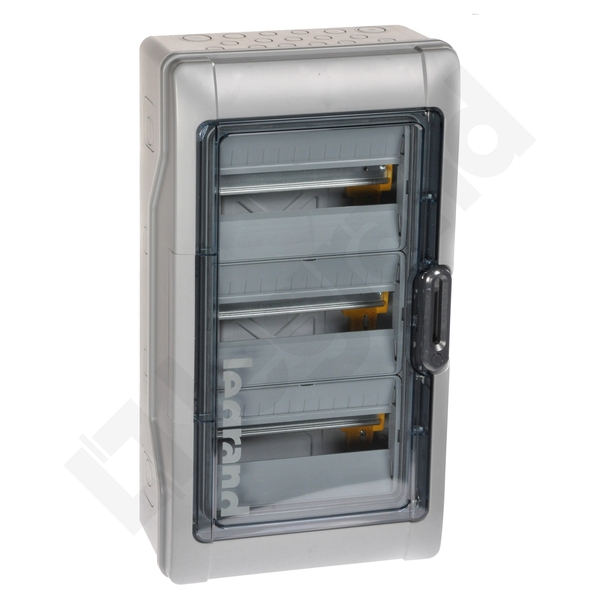 ROZDZIELNIA TWORZYWO 3X12 MODUŁY N/T IP65 DRZWI PRZEZR LISTWA PRZYŁ N+PE RN65 - 601943 - LEGRAND