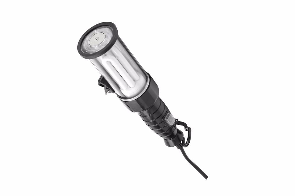 OPRAWA WARSZTATOWA 20W E27 IP44 Z PRZEWODEM 5M I ŚWIETLÓWKĄ KOMPAKTOWĄ IMPULS - 000904 - LENA LIGHTING