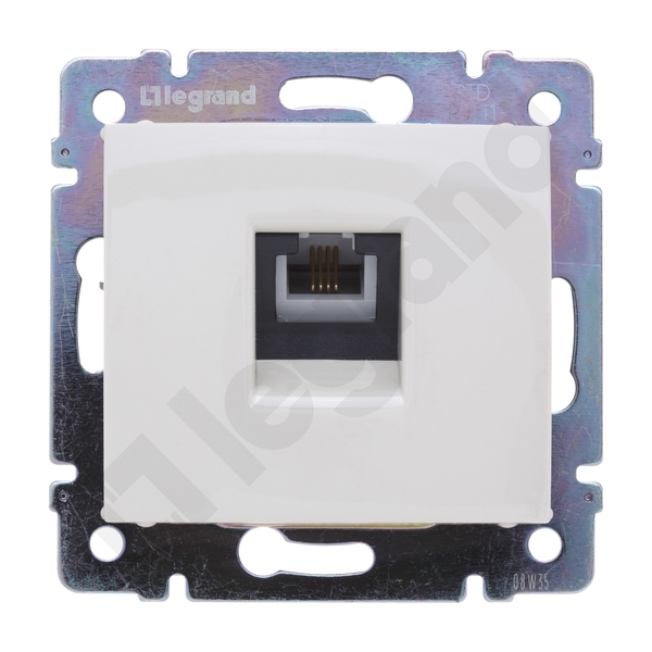GNIAZDO TELEFONICZNE 1XRJ45 (4 STYKI) KREM VALENA - 774338 - LEGRAND