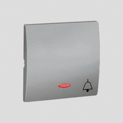 KLAWISZ DO PRZYCISKU DZWONEK Z PODŚWIETLENIEM ALUMINIOWY SIMON CLASSIC - MKD1L/26 - KONTAKT SIMON