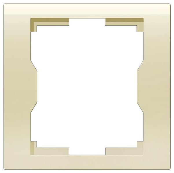 RAMKA POJEDYNCZA KREMOWA QUATTRO - 1171-01 - ELEKTRO-PLAST NASIELSK