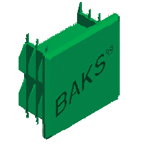 NAKŁADKA OCHRONNA NOW40X40 - 760400 - BAKS