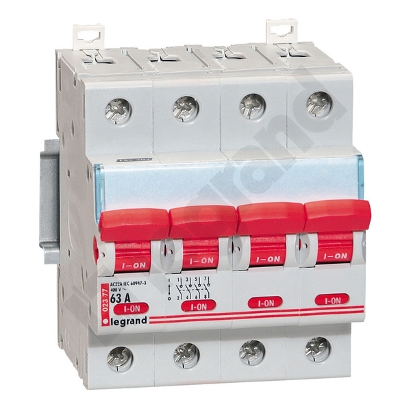 ROZŁĄCZNIK IZOLACYJNY 40A 4 BIEGUNY FRX304 - 406543 - LEGRAND