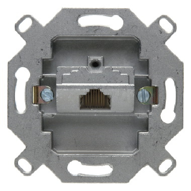 one.platform Mechanizm gniazda komputerowego UAE pojedyczne (RJ45), ekranowane, kat.6a iso - 4586 - HAGER - BERKER
