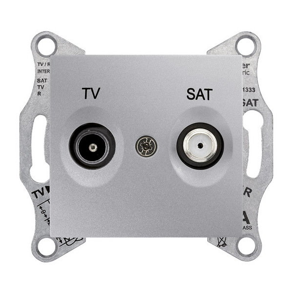 GNIAZDO TV/SAT PRZELOTOWE ALU - SDN3401960 - SCHNEIDER ELECTRIC