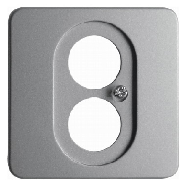 ELEMENT CENTRALNY DO GNIAZDA GŁOŚNIKOWEGO ALU MODUL STAR/-PLUS - 53119784 - HAGER - BERKER