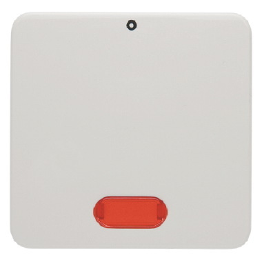 KLAWISZ Z CZERWONĄ SOCZEWKĄ Z NADRUKIEM "0" BIAŁY MODUL/-PLUS - 53162489 - HAGER - BERKER