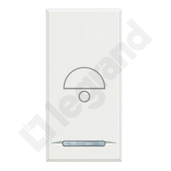PRZYCISK DZWONEK 1 MODUŁ AXIAL BIAŁY AXOLUTE - HD4055B - LEGRAND