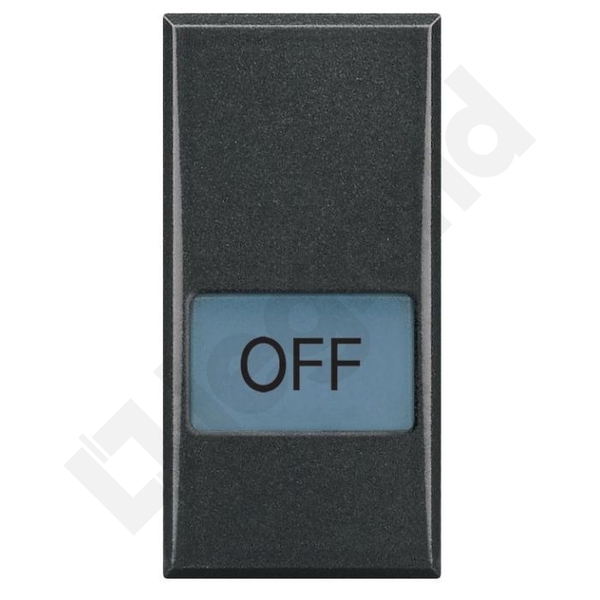 KLAWISZ "OFF" 1 MODUŁ ANTRACYT AXOLUTE - HS4921LN - LEGRAND