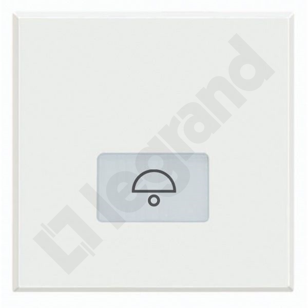KLAWISZ "DZWONEK" 2 MODUŁY BIAŁY AXOLUTE - HD4921M2LD - LEGRAND