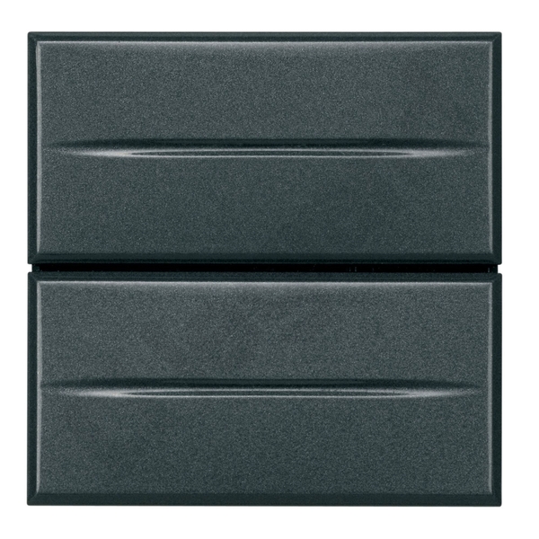 PRZYCISK PODWÓJNY 2 MODUŁY AXIAL ANTRACYT AXOLUTE - HS4036/2 - LEGRAND