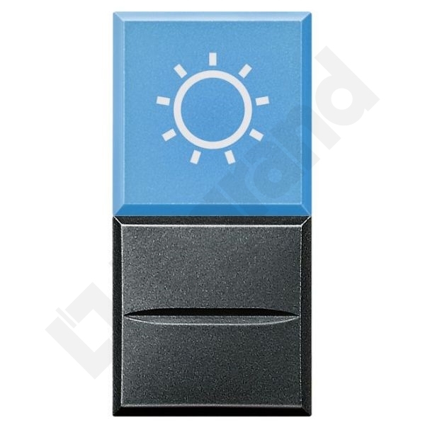 PRZYCISK ŚWIATŁO 12V 1 MODUŁ ANTRACYT AXOLUTE - HS4038LA/12 - LEGRAND