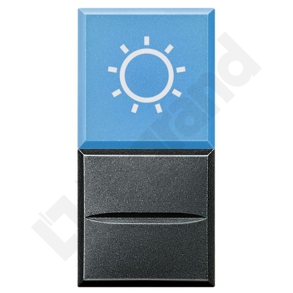 PRZYCISK ŚWIATŁO 230V 1 MODUŁ ANTRACYT AXOLUTE - HS4038LA/230 - LEGRAND