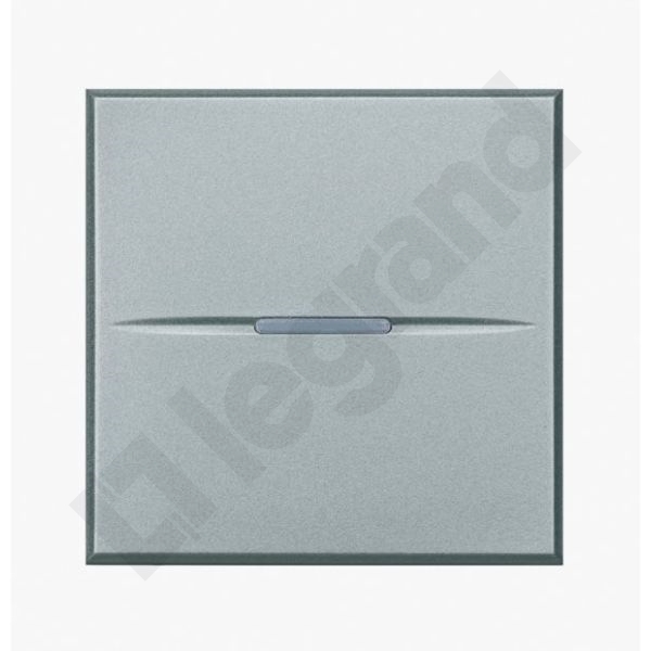 PRZYCISK POJEDYNCZY NZ 2 MODUŁY AXIAL ALUMINIUM AXOLUTE - HC4034/2 - LEGRAND
