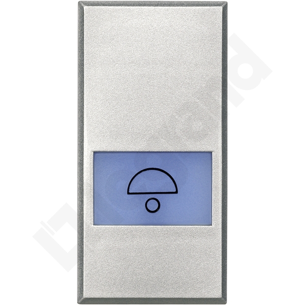 PRZYCISK DZWONEK 1 MODUŁ AXIAL ALUMINIUM AXOLUTE - HC4042 - LEGRAND