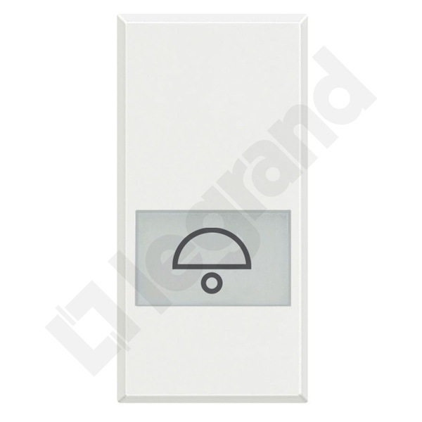 KLAWISZ "DZWONEK" 1 MODUŁ BIAŁY AXOLUTE - HD4921LD - LEGRAND