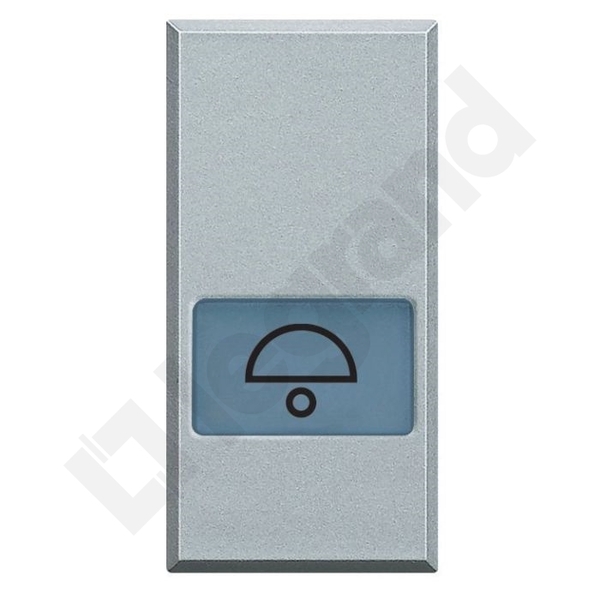 KLAWISZ "DZWONEK" 1 MODUŁ ALUMINIUM AXOLUTE - HC4921LD - LEGRAND