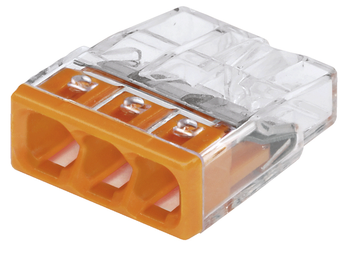 ZŁĄCZKA 3X 0,5-2,5 MM2 PRZEZROCZYSTA WAGO - 2273-203 - WAGO