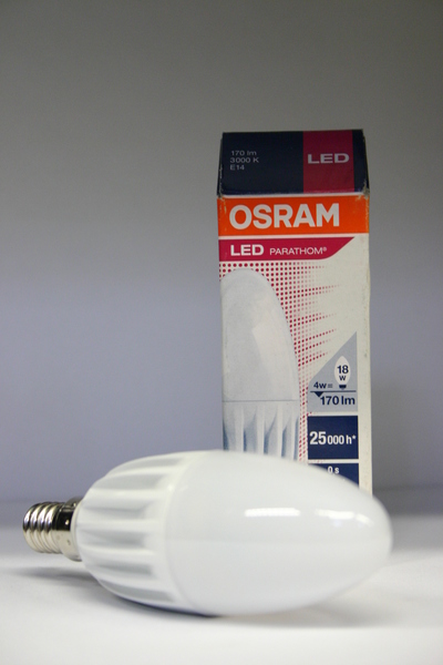 ŹRÓDŁO LED E14 B35 4W WW/730 170LM 25KH - 4008321952202 - LEDVANCE ( OSRAM)