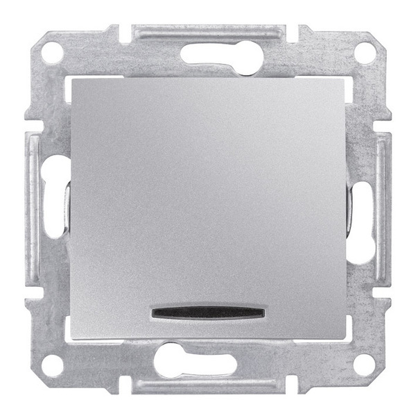 ŁĄCZNIK KRZYŻOWY Z PODŚWIETLENIEM ALUMINIUM SEDNA - SDN0501160 - SCHNEIDER ELECTRIC