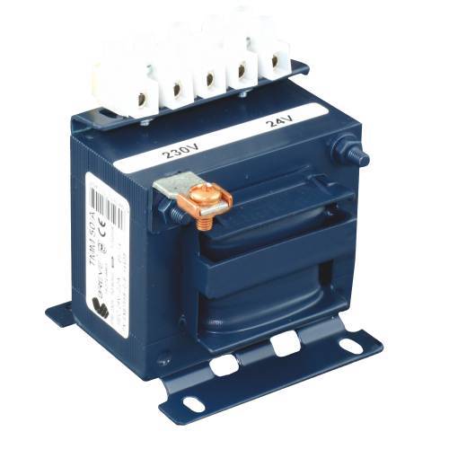 TRANSFORMATOR JEDNOFAZOWY SEPARACYJNY TMM 50/A 230/ 24V - 16224-9963 - BREVE