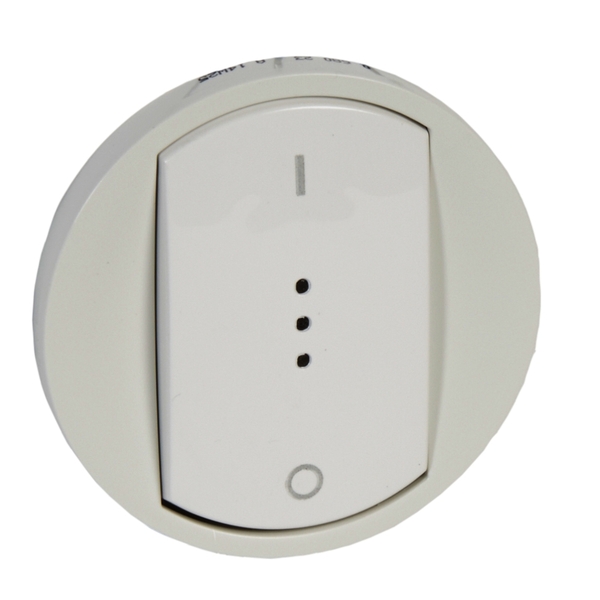 KLAWISZ ŁĄCZNIKA DWUBIEGUNOWEGO Z WSKAŹNIKIEM LED BIAŁY CELIANE - 068023 - LEGRAND