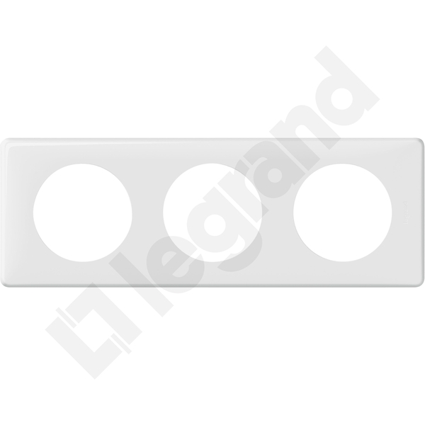 RAMKA POTRÓJNA POZIOMA/PIONOWA BIAŁA CELIANE - 068633 - LEGRAND