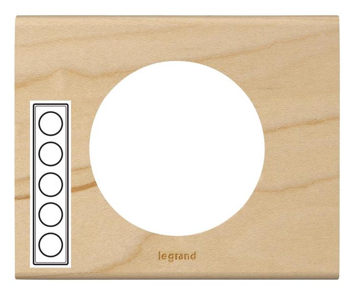 RAMKA PIĘCIOKROTNA POZIOMA/PIONOWA DREWNO KLON CELIANE - 069220 - LEGRAND
