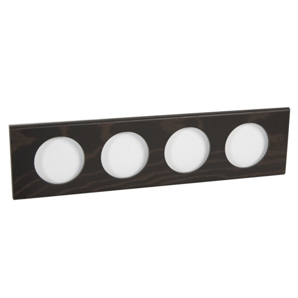 RAMKA POCZWÓRNA POZIOMA/PIONOWA WENGE CELIANE - 069204 - LEGRAND
