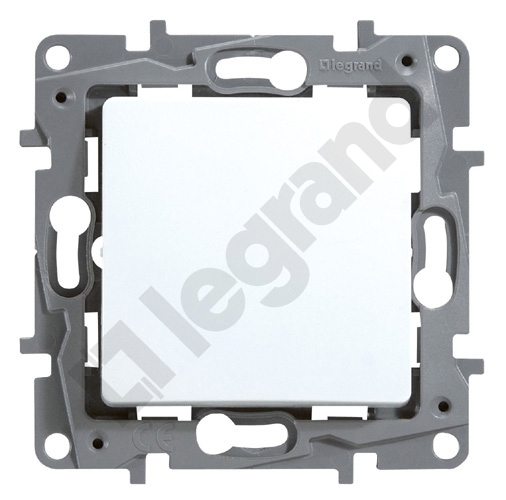 PRZYCISK PRZEŁĄCZNY NO/NC 6 A BIAŁY NILOE - 664505 - LEGRAND