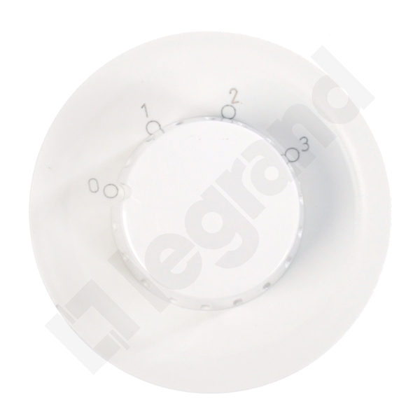 PLAKIETKA STEROWNIKA WENTYLACJI 4-POŁOŻENIOWEGO BIAŁA CELIANE - 068064 - LEGRAND