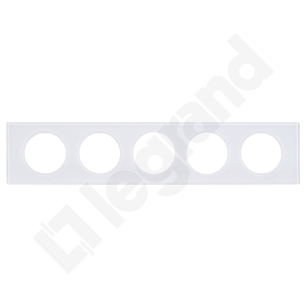 RAMKA PIĘCIOKROTNA POZIOMA/PIONOWA SZKŁO KAOLIN CELIANE - 069320 - LEGRAND