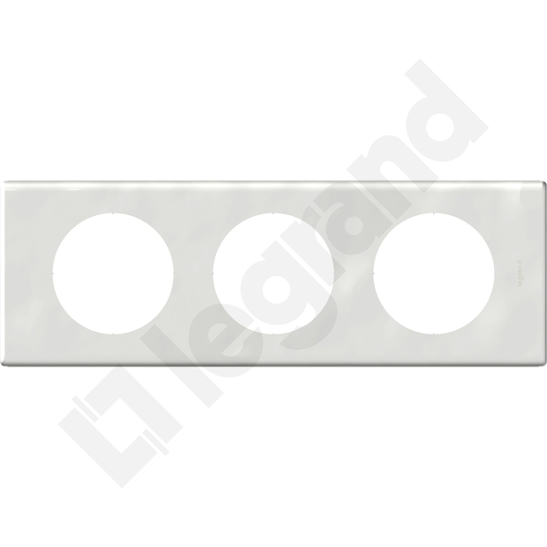 RAMKA POTRÓJNA POZIOMA/PIONOWA PORCELANA CELIANE - 069323 - LEGRAND