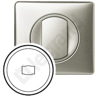 PLAKIETKA GNIAZDA USB/SCS TYTANOWY MYHOME BUS/SCS - 068568 - LEGRAND