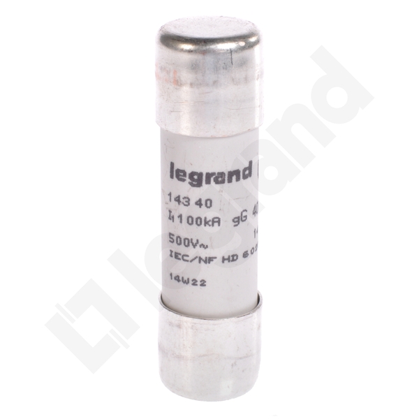 WKŁADKA BEZPIECZNIKOWA CYLINDRYCZNA 40A 14 X 51 CHARAKTERYSTYKA GL HPC - 014340 - LEGRAND