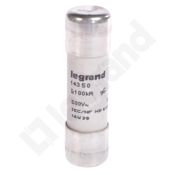 WKŁADKA BEZPIECZNIKOWA CYLINDRYCZNA 50A 14 X 51 CHARAKTERYSTYKA GL HPC - 014350 - LEGRAND