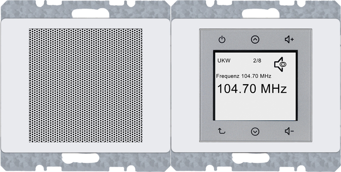 RADIO TOUCH BIAŁY POŁYSK ARSYS - 28800069 - HAGER - BERKER