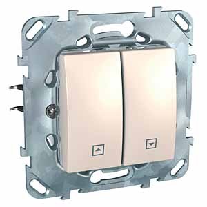ŁĄCZNIK ŻALUZJOWY PIASKOWY UNICA - MGU50.208.25Z - SCHNEIDER ELECTRIC