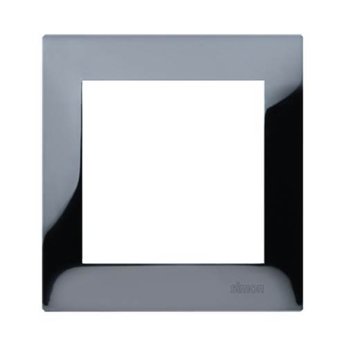 RAMKA POJEDYNCZA METALOWA CIEMNA STAL - IP20 / IP44 SIMON 54 - DR1/67 - KONTAKT SIMON