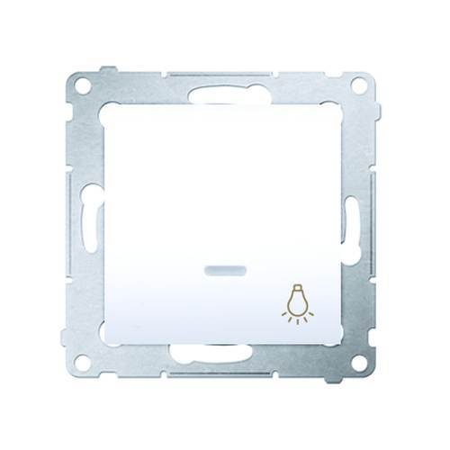 PRZYCISK "ŚWIATŁO" Z PODŚWIETLENIEM LED (MODUŁ) 10 AX ANTRACYT SIMON 54 - DS1L.01/48 - KONTAKT SIMON