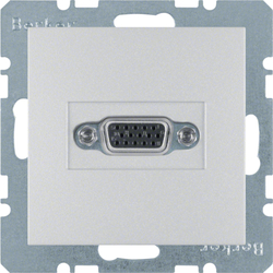 GNIAZDO VGA ALU MAT B.KWADRAT/B.7  - 3315401404 - HAGER - BERKER