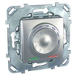 REGULATOR TEMPERATURY Z CZUJNIKIEM PODŁOGOWYM ALUMINIUM UNICA TOP/MERTEN  - MGU5.503.30ZD - SCHNEIDER ELECTRIC