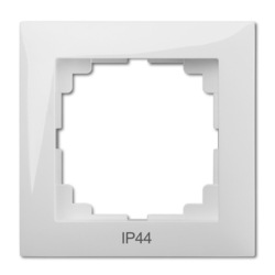 RAMKA POJEDYNCZA HERMETYCZNA IP44 BIAŁA SENTA - 1471-40 - ELEKTRO-PLAST NASIELSK