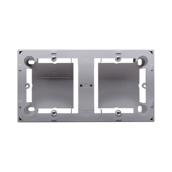 PUSZKA N/T PŁYTKA (31MM) PODWÓJNA STAL INOX  - MPN2/21 - KONTAKT SIMON